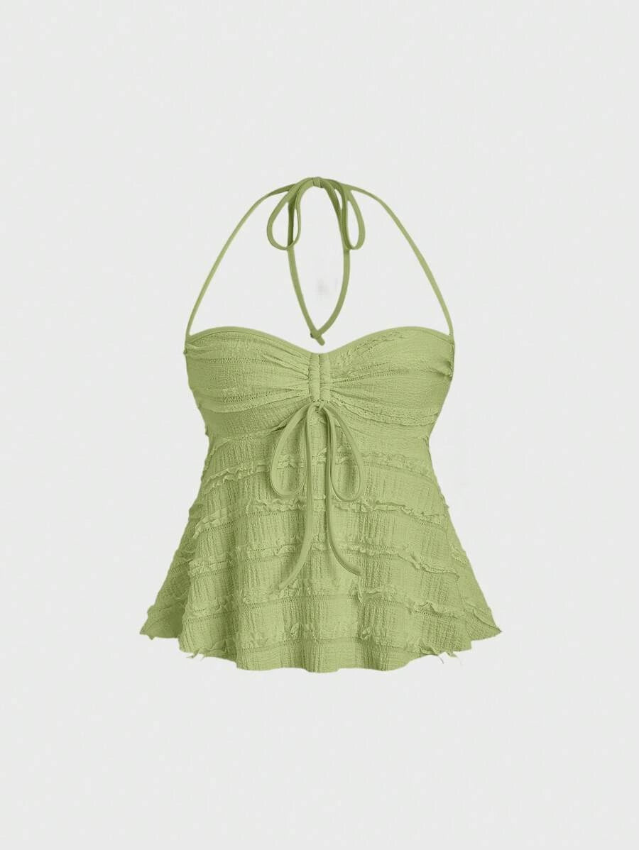 Hollow Halter Top