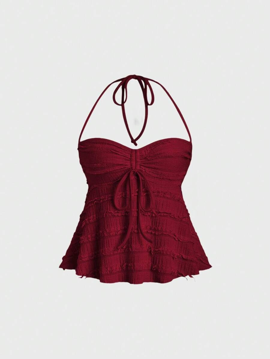 Hollow Halter Top